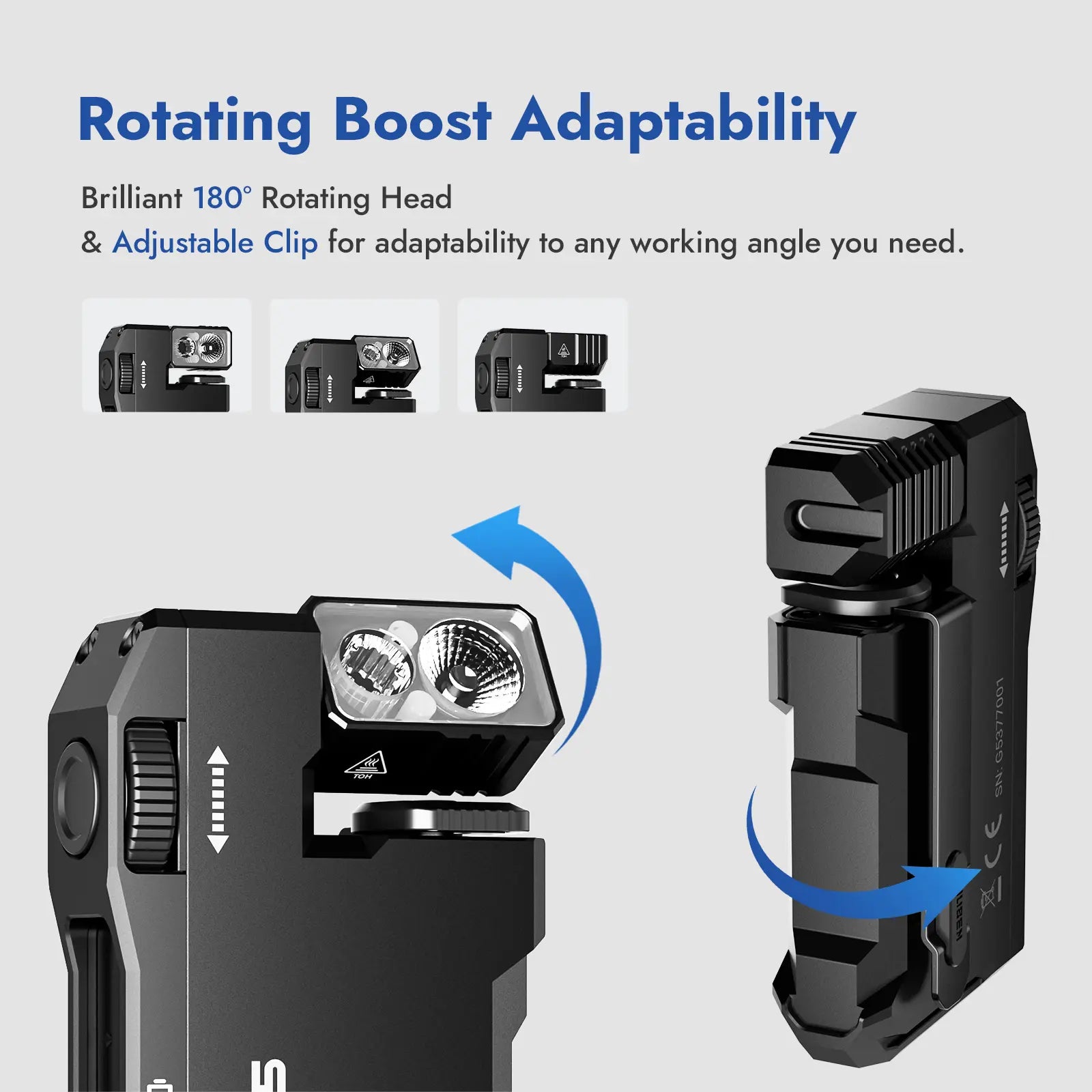 Illuminate Your Adventures with the WUBEN G5 Pocket Flashlight – 400 Lumens, RGB Light, and USB-C Rechargeable for EDC, Camping, and Night Work