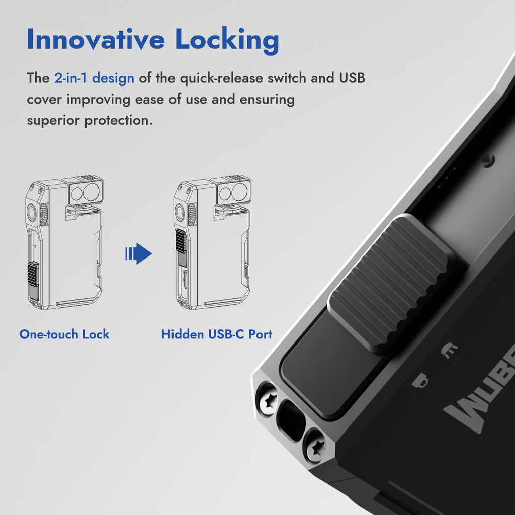 Illuminate Your Adventures with the WUBEN G5 Pocket Flashlight – 400 Lumens, RGB Light, and USB-C Rechargeable for EDC, Camping, and Night Work