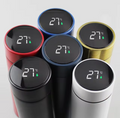 Smart 500ml Insulated Water Bottle with LED Temperature Display - Perfect for Outdoor Adventures and Gifts