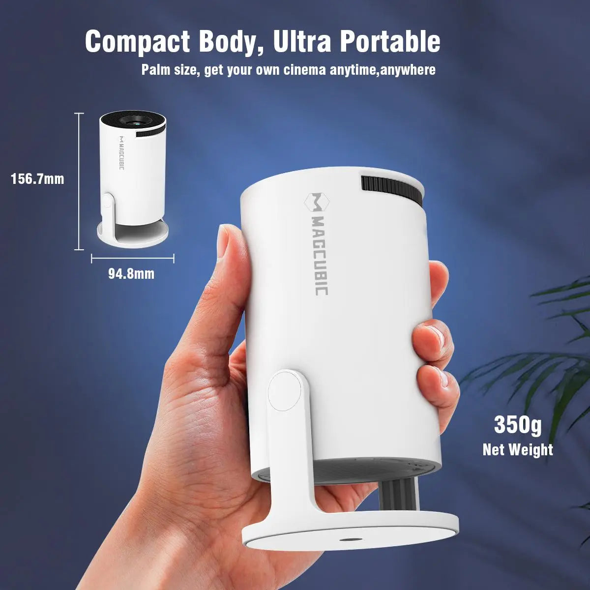 Transform Your Viewing Experience with the Magcubic HY300Pro Android Projector - Portable 1080P Home Cinema with Dual WiFi6 and Bluetooth 5.4